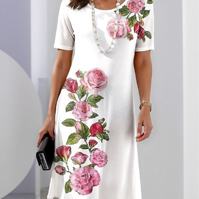 Women’s Dress | Floral Placement Pattern