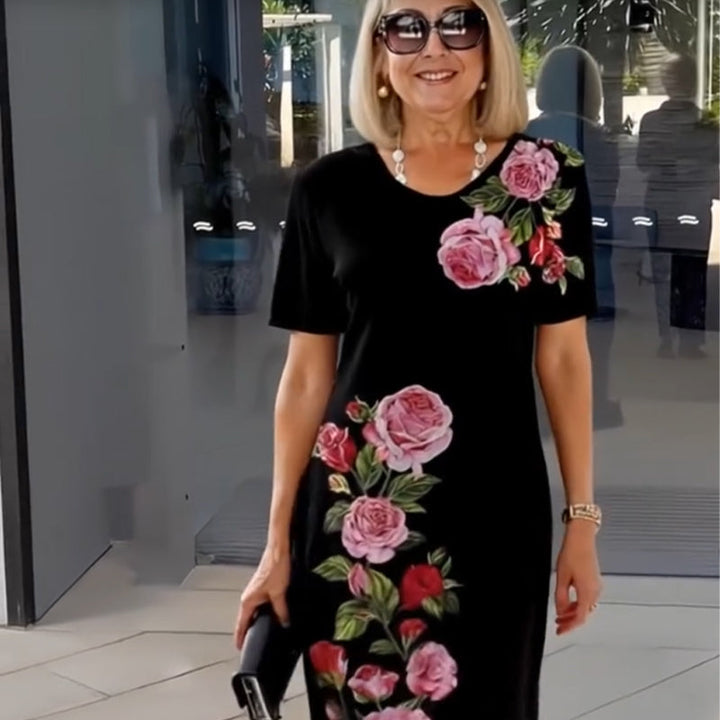 Women’s Dress | Floral Placement Pattern