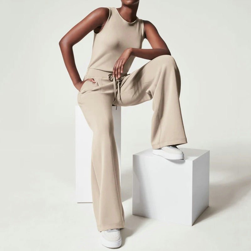 Women’s Jumpsuit | Sleeveless Wide Leg