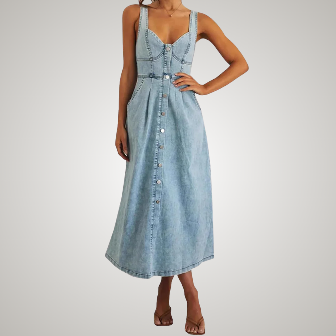 Women’s Dress | Button-Front Midi