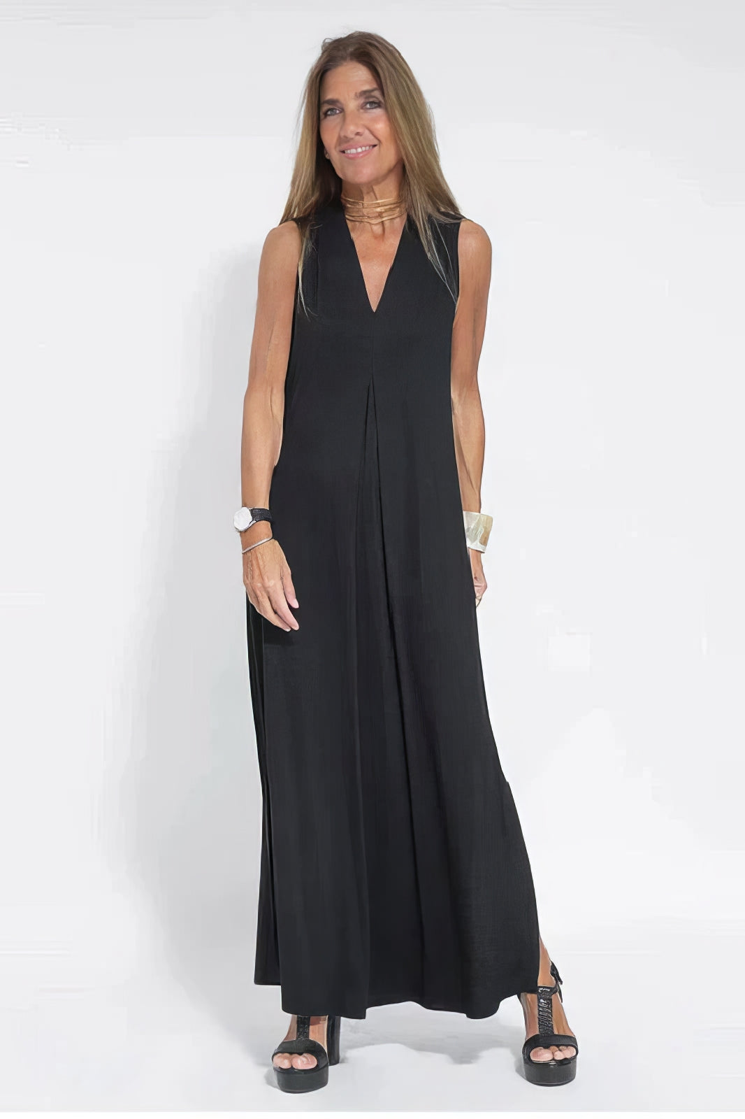 Women's Dress  | Sleeveless Maxi Long Outer Layer