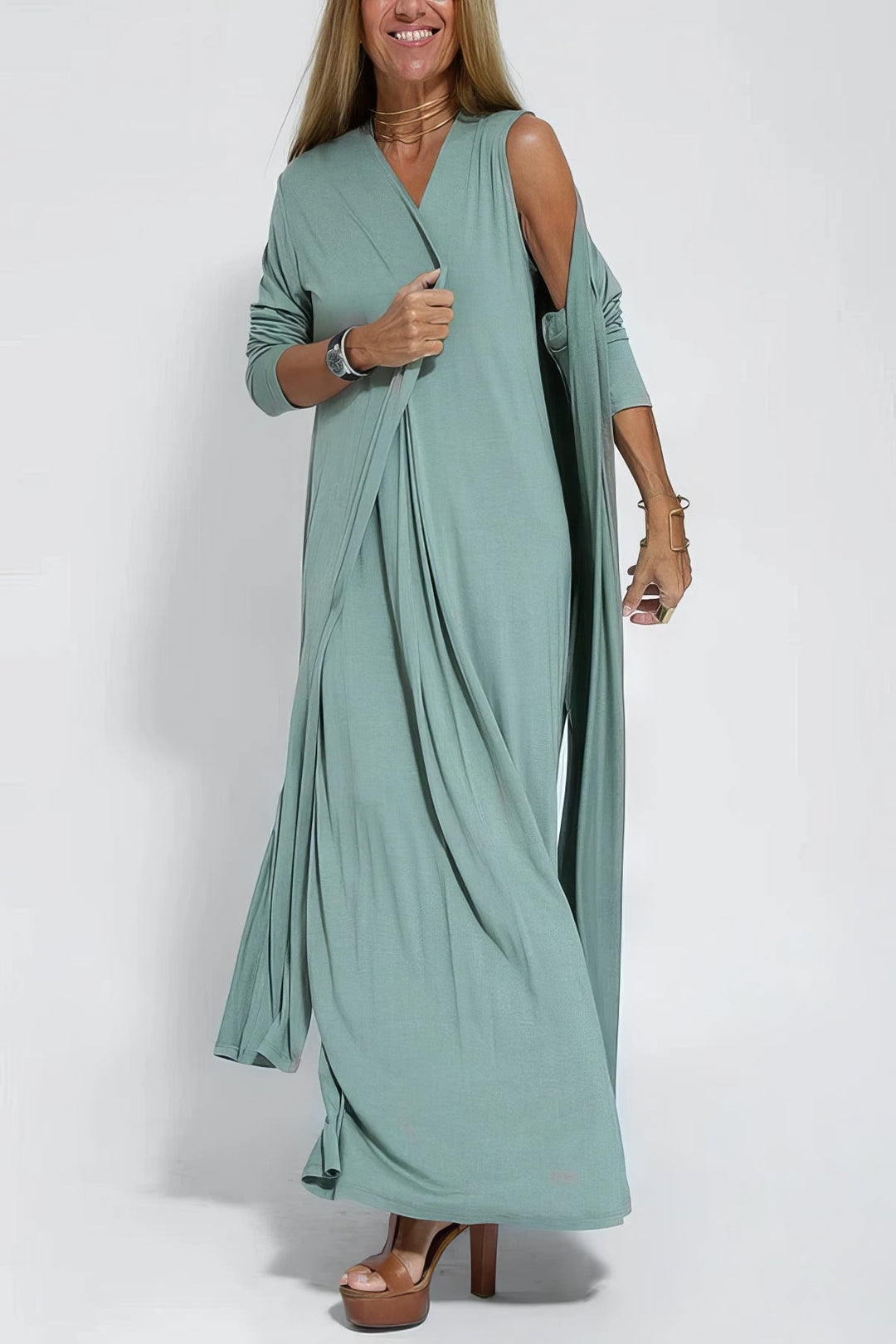 Women's Dress  | Sleeveless Maxi Long Outer Layer